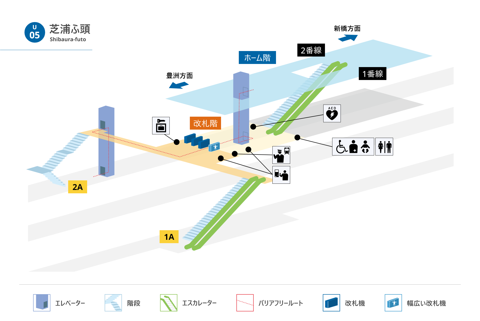 駅構内図