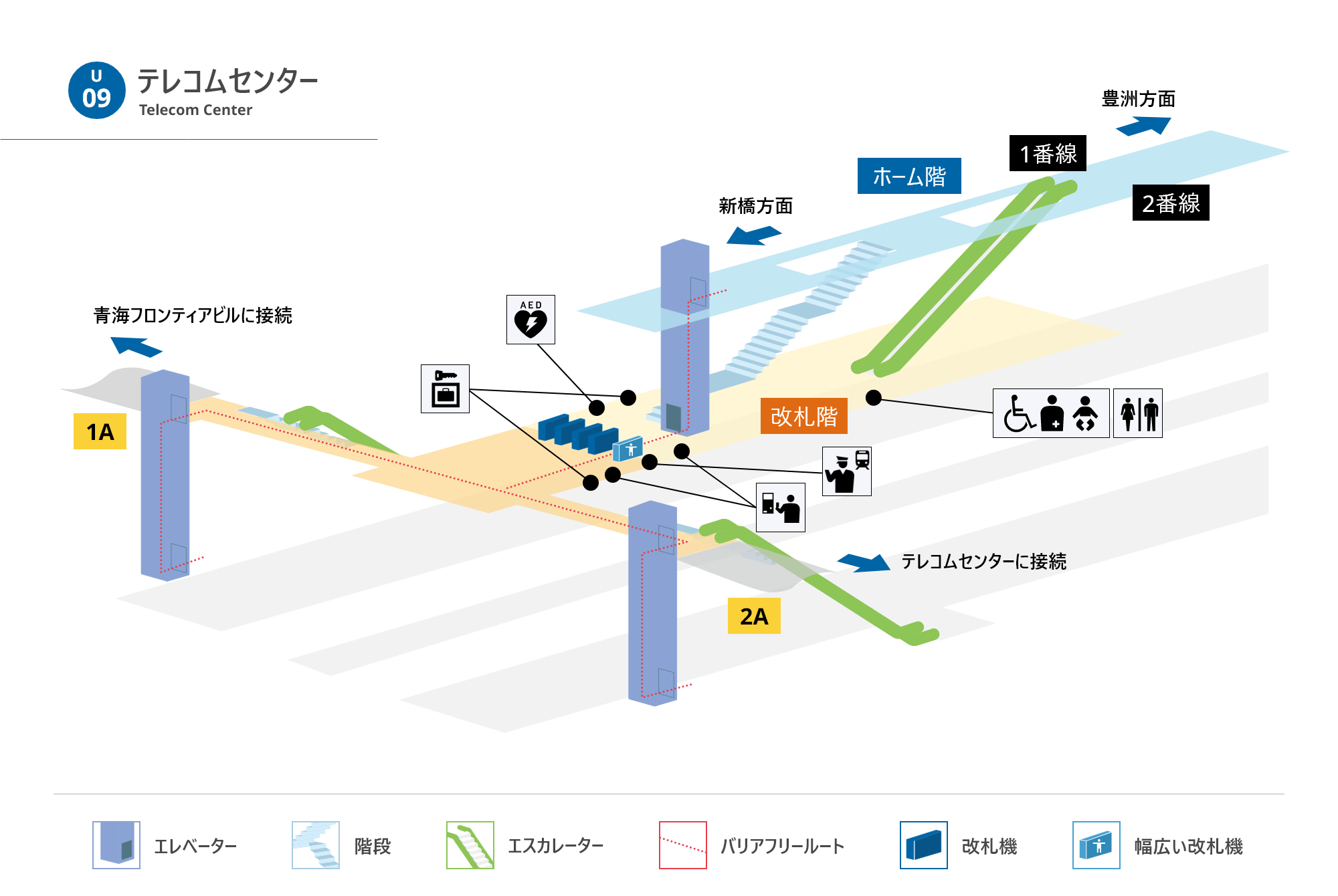 駅構内図