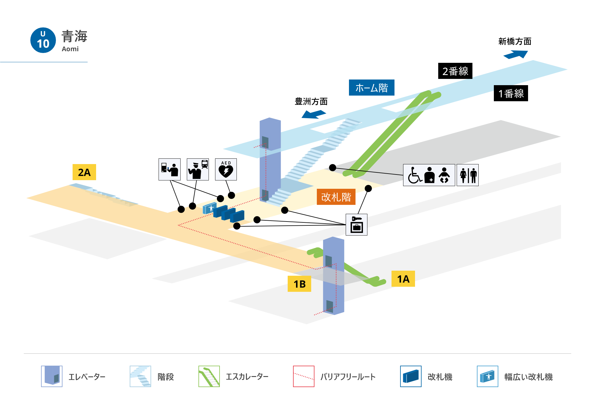 駅構内図