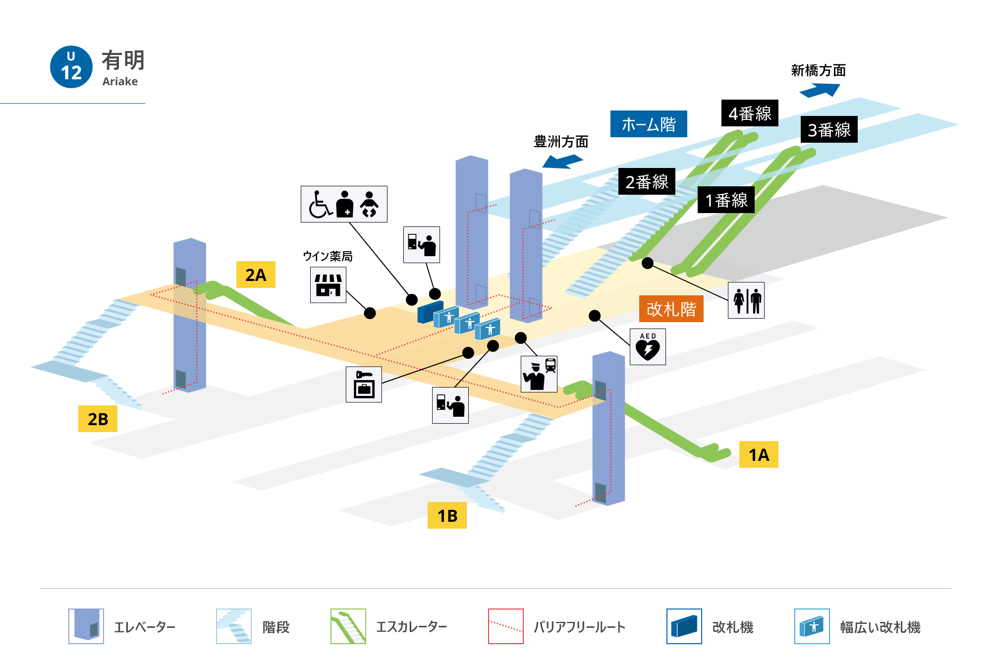 駅構内図