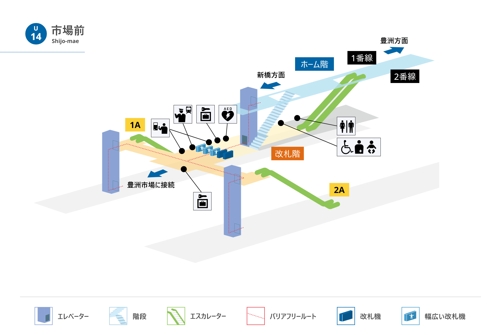 駅構内図