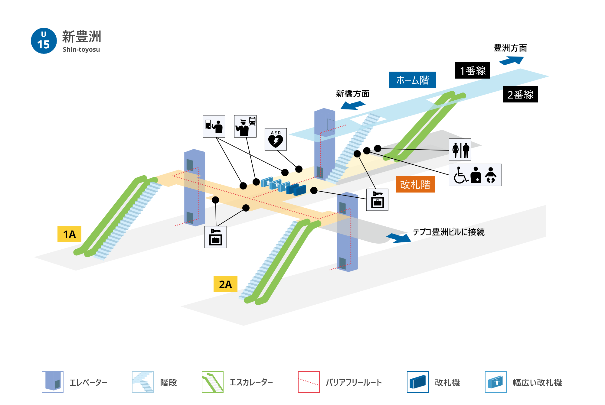 駅構内図