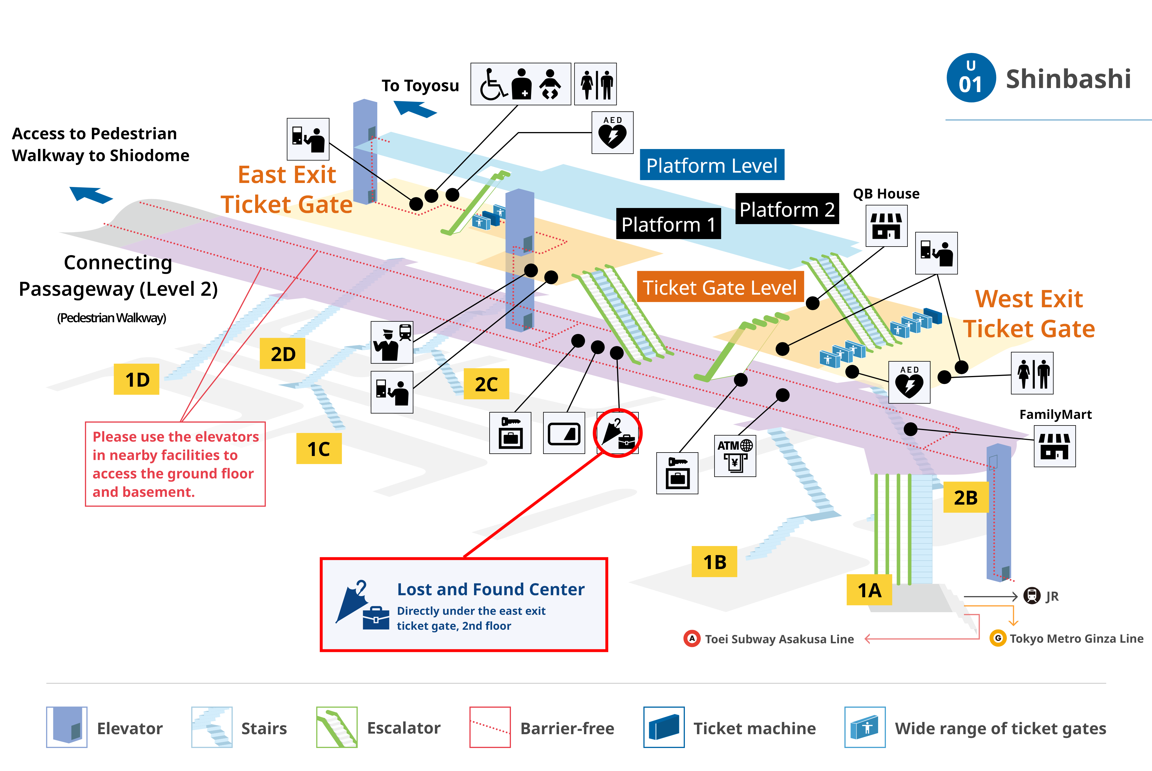 แนะนำภายในสถานี